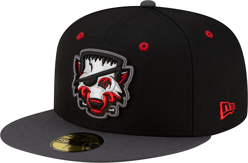 Erie SeaWolves Halloween Red 59FIFTY Fitted Hat
