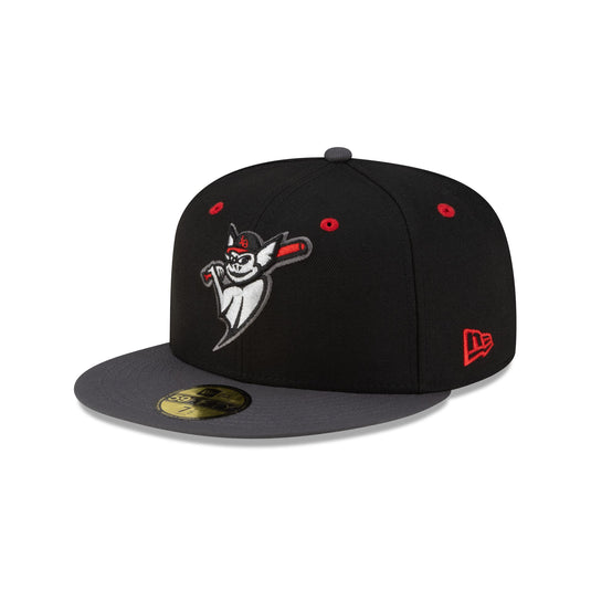Louisville Bats Halloween Red 59FIFTY Fitted Hat - New Era Cap