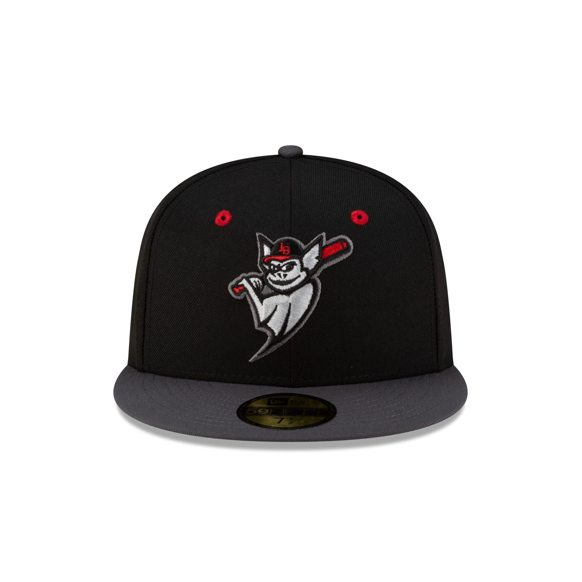 Louisville Bats Halloween Red 59FIFTY Fitted Hat