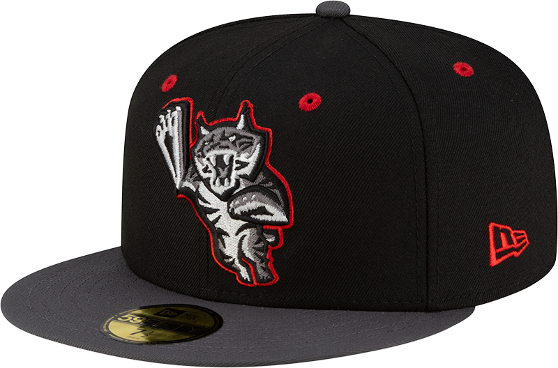 Lynchburg Hillcats Halloween Red 59FIFTY Fitted Hat