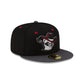 Quad Cities River Bandits Halloween Red 59FIFTY Fitted Hat