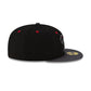 Quad Cities River Bandits Halloween Red 59FIFTY Fitted Hat