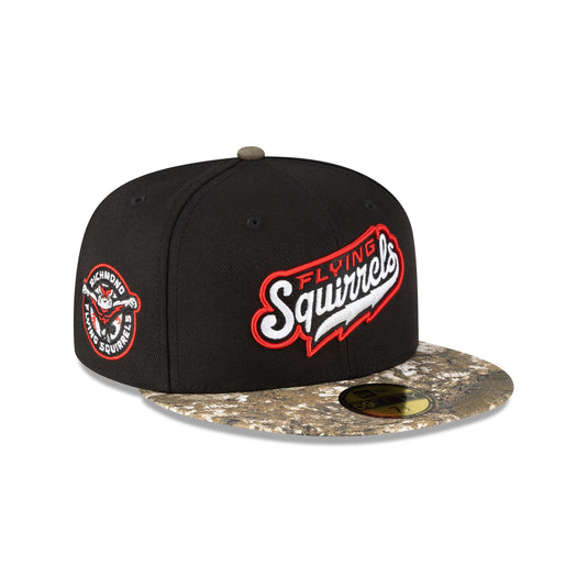 Richmond Flying Squirrels Realtree Visor 59FIFTY Fitted Hat - New Era Cap
