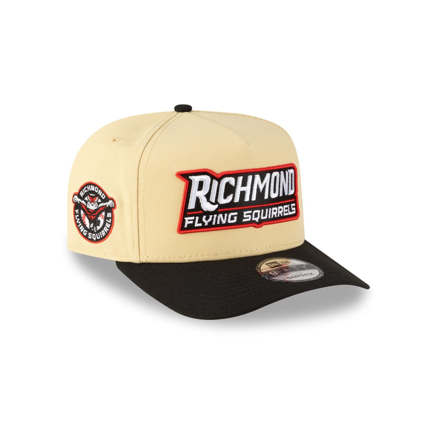 Richmond Flying Squirrels Vegas Gold 9FIFTY A-Frame Snapback Hat