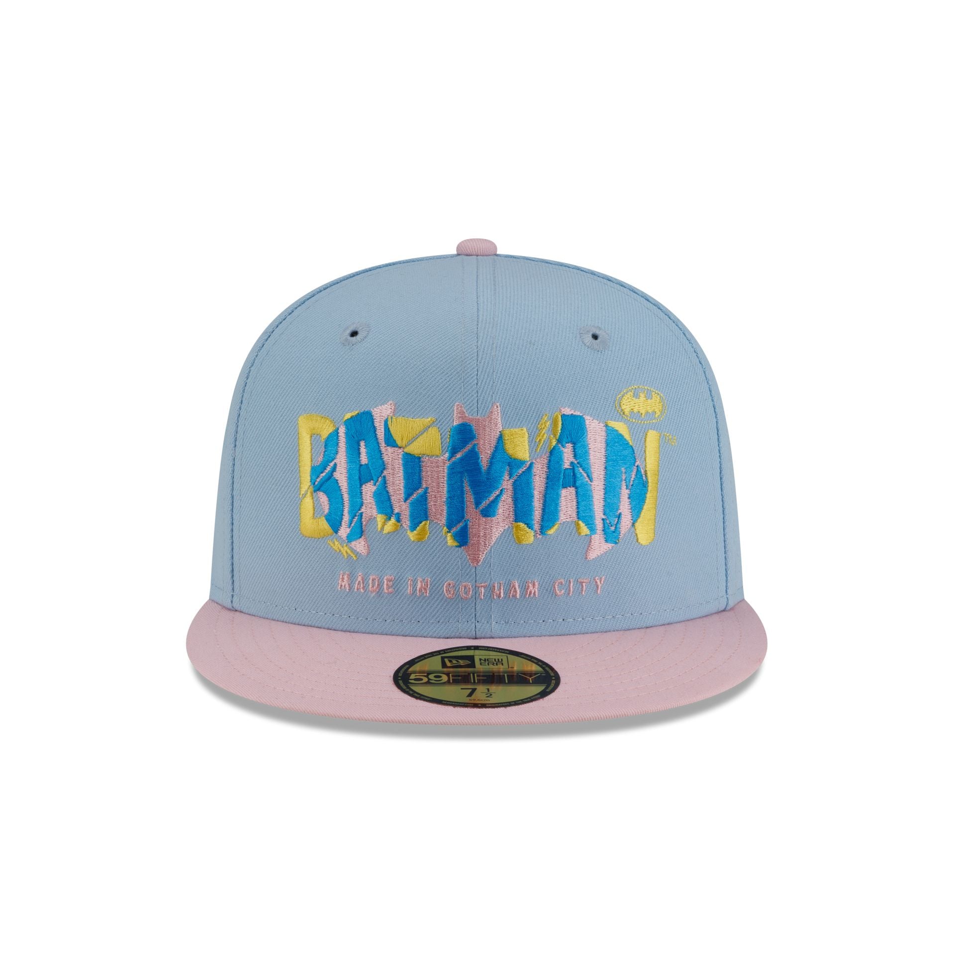 Batman Forever Blue Pink 59FIFTY Fitted Hat