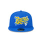 Born x Raised x Los Angeles Rams Script 59FIFTY Fitted Hat