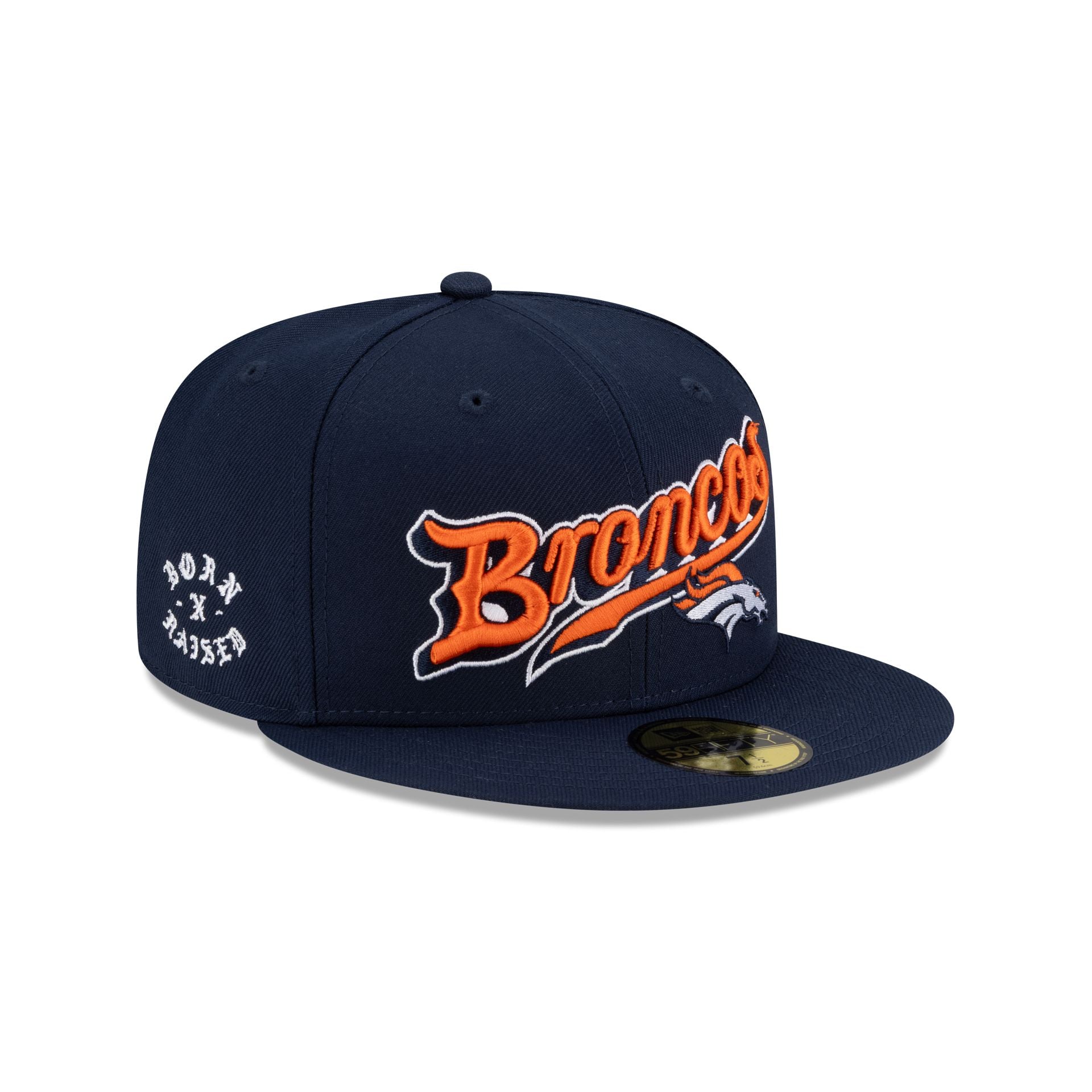 Born x Raised x Denver Broncos Script 59FIFTY Fitted Hat – New Era Cap