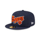 Born x Raised x Chicago Bears Script 59FIFTY Fitted Hat