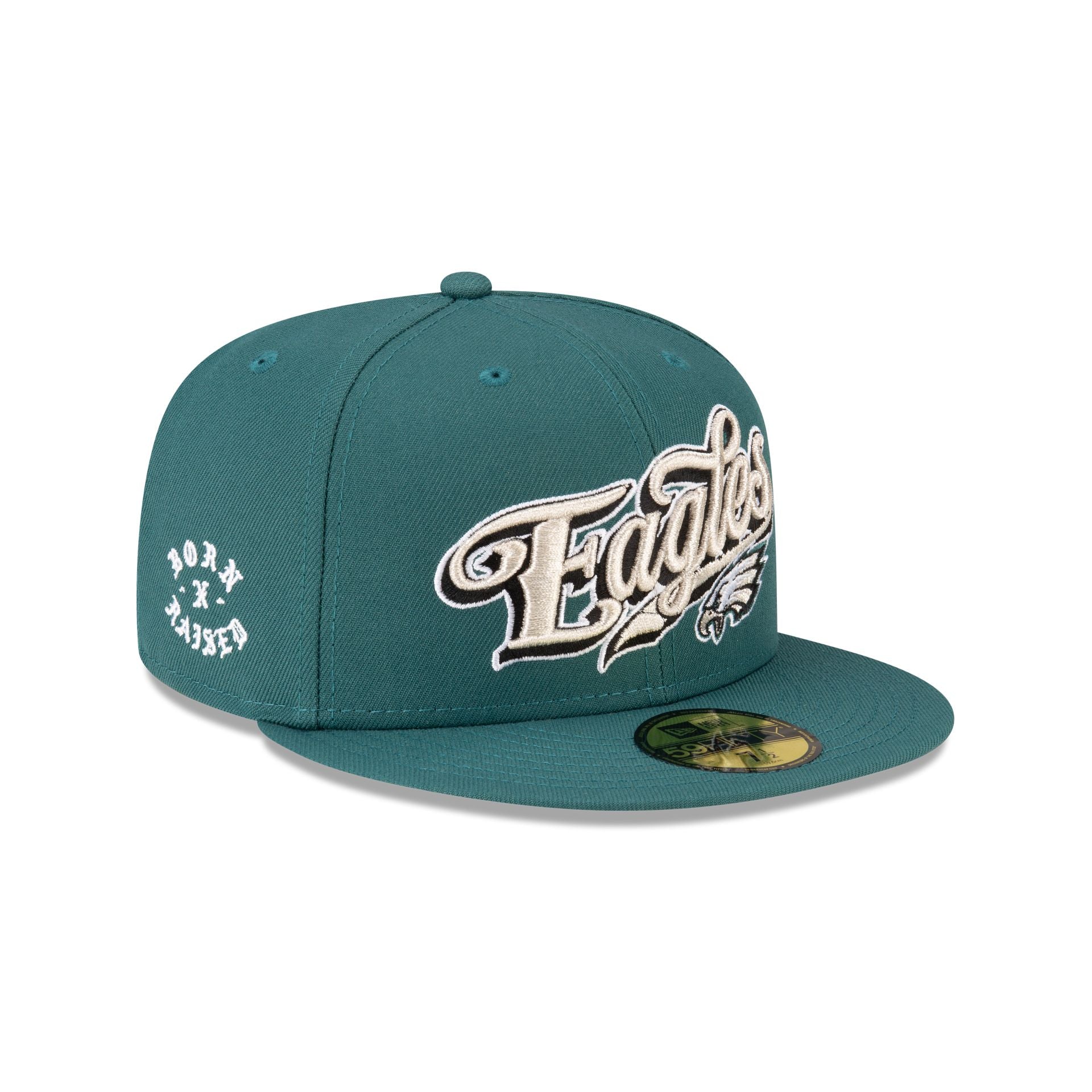 Born x Raised x Philadelphia Eagles Script 59FIFTY Fitted Hat – New Era Cap