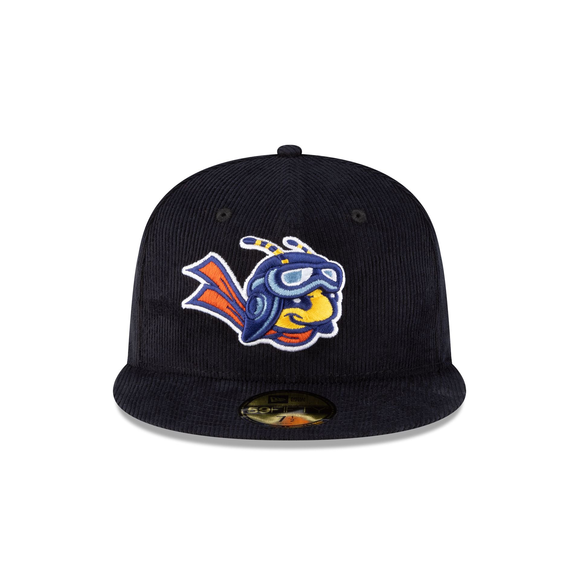 everyone dot baseball cap ドット ネイビー Ontario Tower Buzzers Corduroy 59FIFTY Fitted Hat – New Era Cap