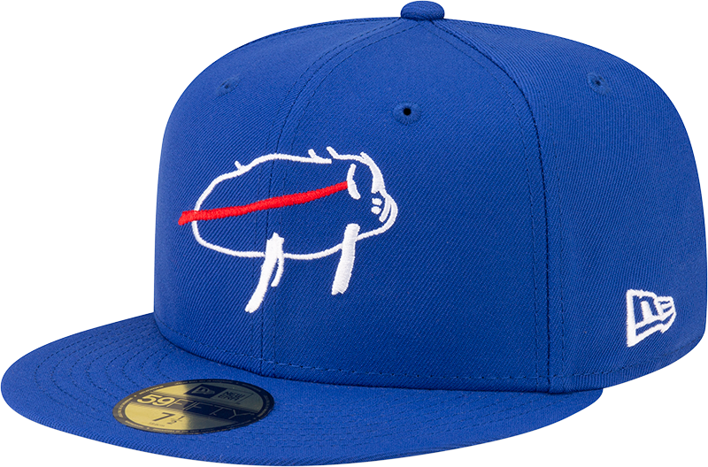 Buffalo Bills Billustration Blue 59FIFTY Fitted Hat