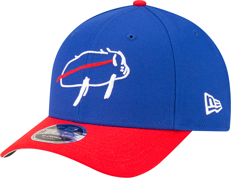 Buffalo Bills Billustration Red Visor 9FORTY M-Crown Snapback Hat