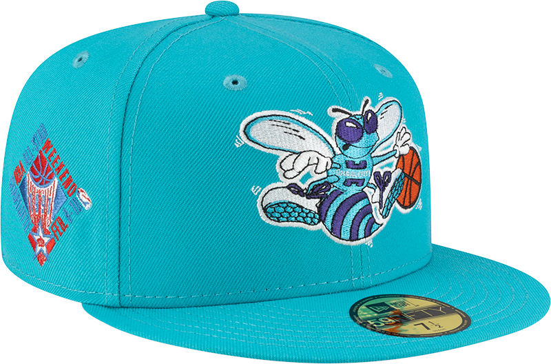Charlotte Hornets 1988-2002 Hardwood Classics Teal 59FIFTY Fitted Hat