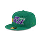 Utah Jazz 1979-1996 Hardwood Classics Green 59FIFTY Fitted Hat
