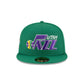Utah Jazz 1979-1996 Hardwood Classics Green 59FIFTY Fitted Hat