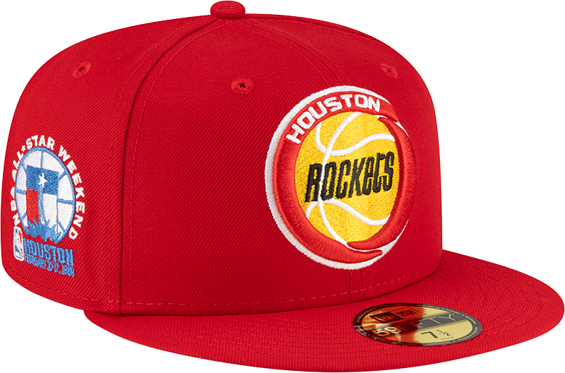 Houston Rockets 1972-1994 Hardwood Classics Scarlet 59FIFTY Fitted Hat