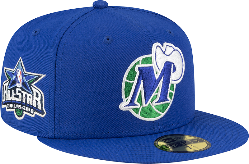 Dallas Mavericks 1980-2000 Hardwood Classics Blue 59FIFTY Fitted Hat