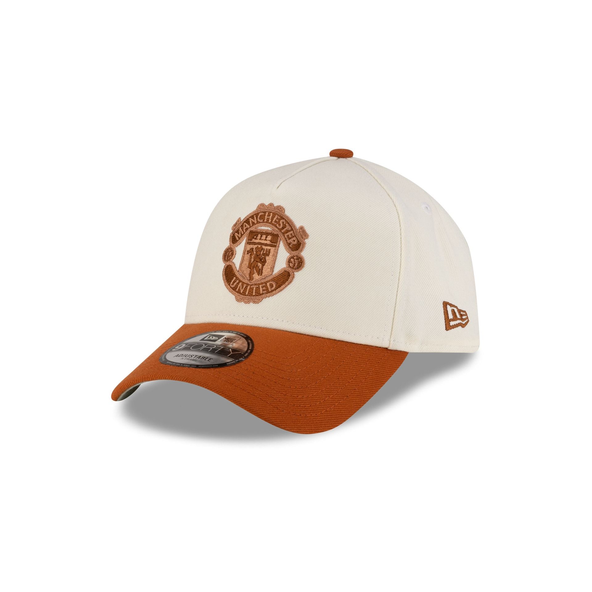 Manchester United FC Chrome Earth Brown 9FORTY A-Frame Snapback