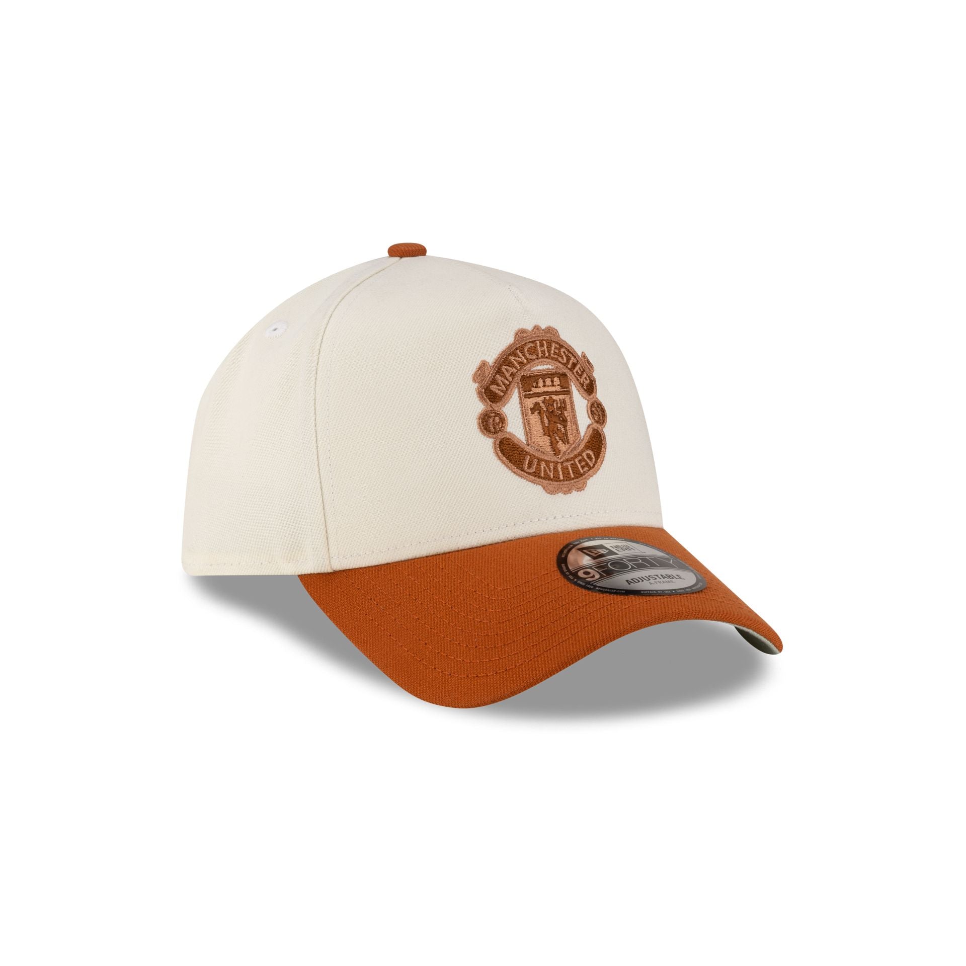 Manchester United FC Chrome Earth Brown 9FORTY A-Frame Snapback Hat