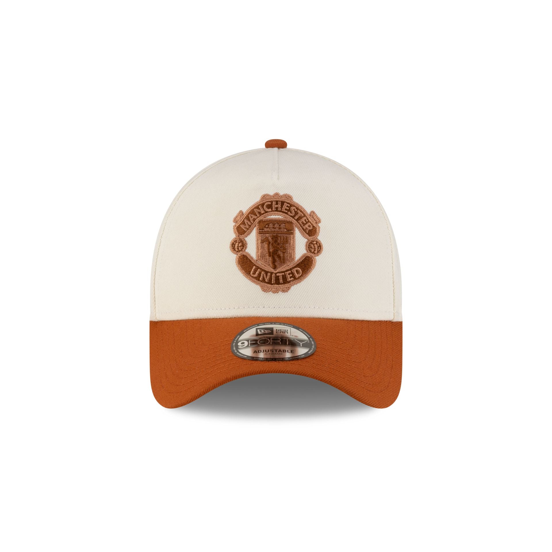 Manchester United FC Chrome Earth Brown 9FORTY A-Frame Snapback Hat