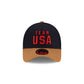 Team USA Speed Skating 9FORTY A-Frame Snapback Hat