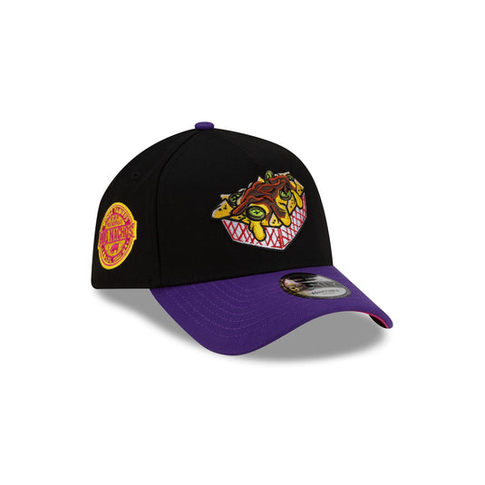 Memphis Redbirds Black Food Pack 9FORTY A-Frame Snapback Hat - New Era Cap