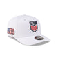 U.S. Soccer Men's National Team Americana Flag White 9SEVENTY Stretch-Snap Hat
