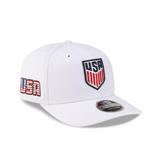 U.S. Soccer Men's National Team Americana Flag White 9SEVENTY Stretch-Snap Hat - New Era Cap