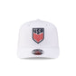 U.S. Soccer Men's National Team Americana Flag White 9SEVENTY Stretch-Snap Hat