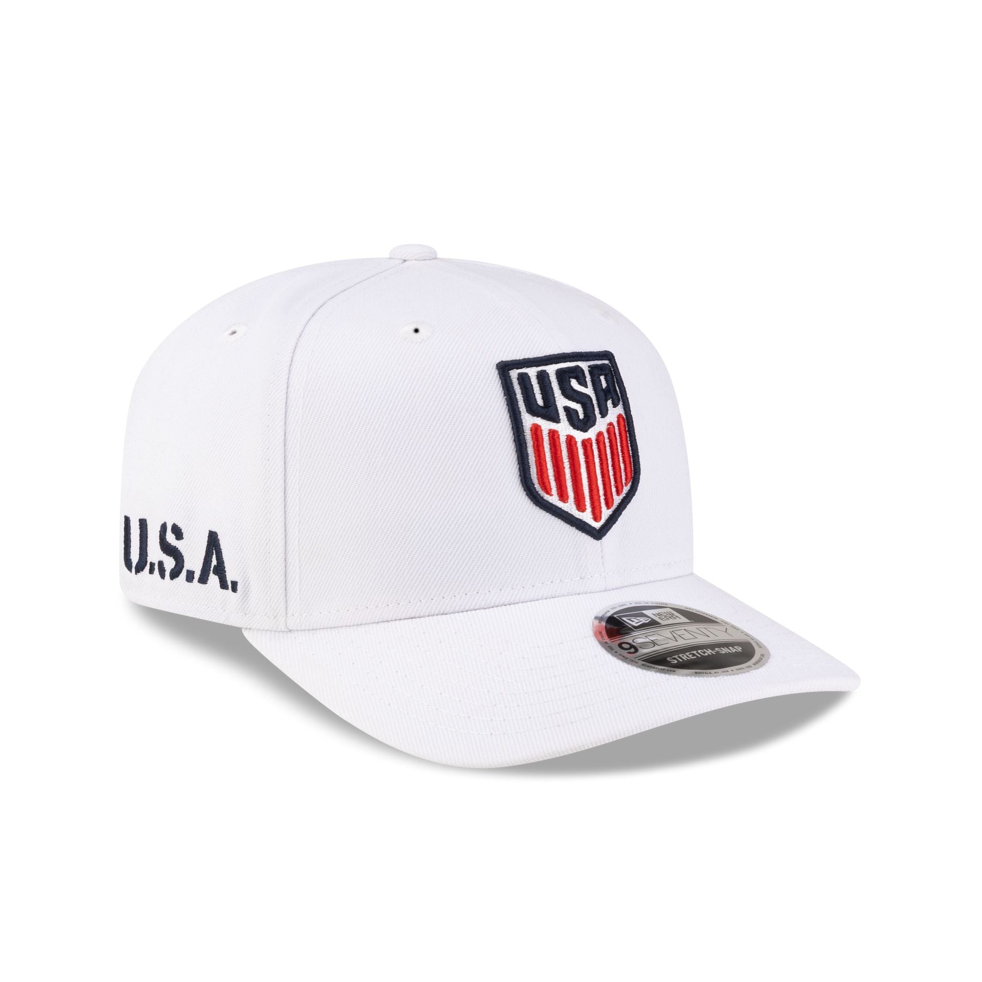 U.S. Soccer Men's National Team Americana White 9SEVENTY Stretch-Snap Hat
