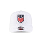 U.S. Soccer Men's National Team Americana White 9SEVENTY Stretch-Snap Hat