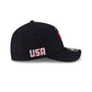 U.S. Soccer Men's National Team Americana Flag Navy 9FORTY M-Crown A-Frame Snapback Hat
