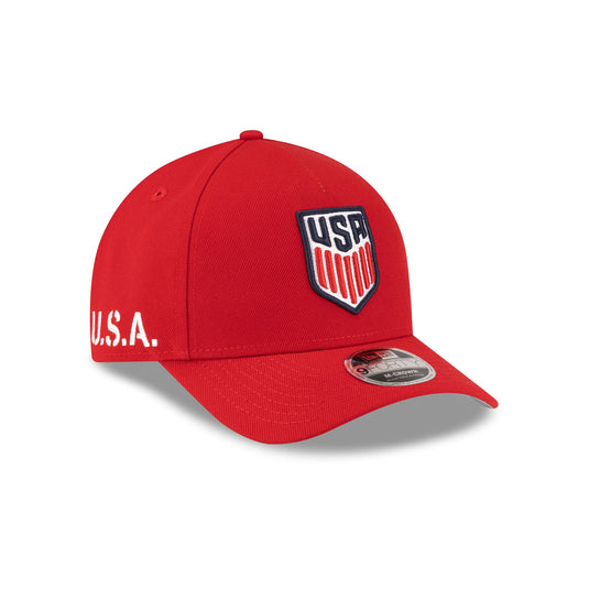 U.S. Soccer Men's National Team Americana Red 9FORTY M-Crown A-Frame Snapback Hat - New Era Cap