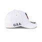 U.S. Soccer Men's National Team Americana White 9FORTY M-Crown A-Frame Snapback Hat