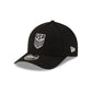 U.S. Soccer Men's National Team Black 9FORTY M-Crown A-Frame Snapback Hat