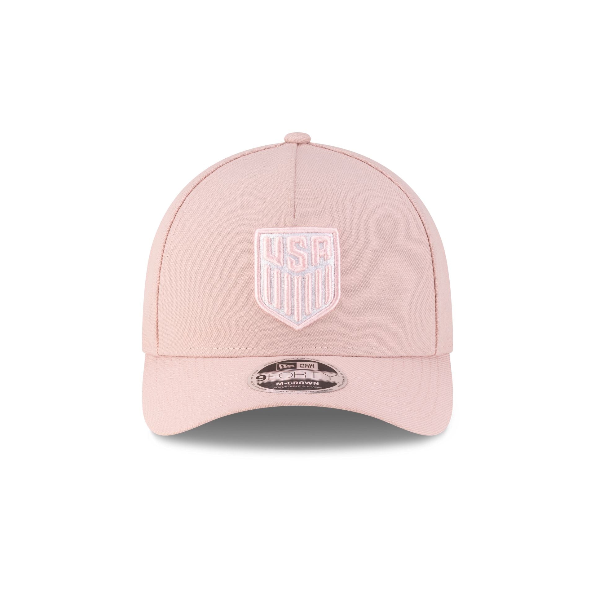 U.S. Soccer Men's National Team Pink 9FORTY M-Crown A-Frame Snapback Hat