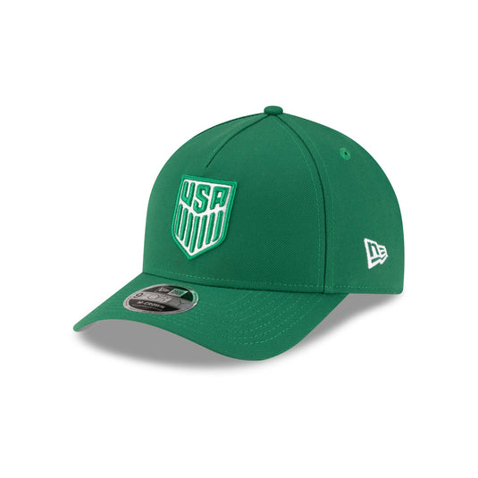 U.S. Soccer Men's National Team Kelly Green 9FORTY M-Crown A-Frame Snapback Hat - New Era Cap