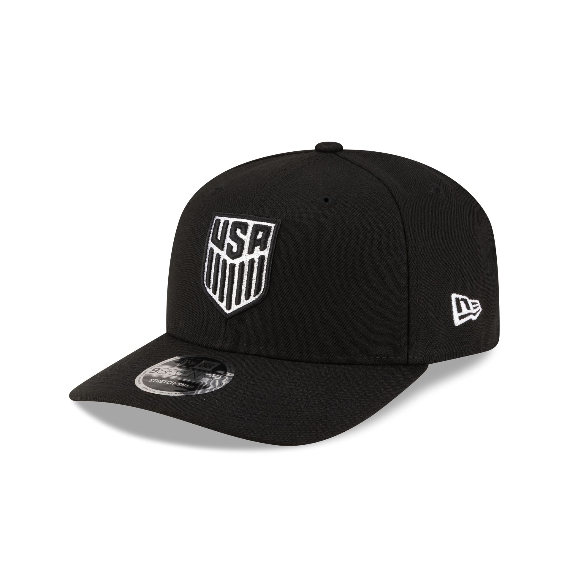 U.S. Soccer Men's National Team Black 9SEVENTY Stretch-Snap Hat