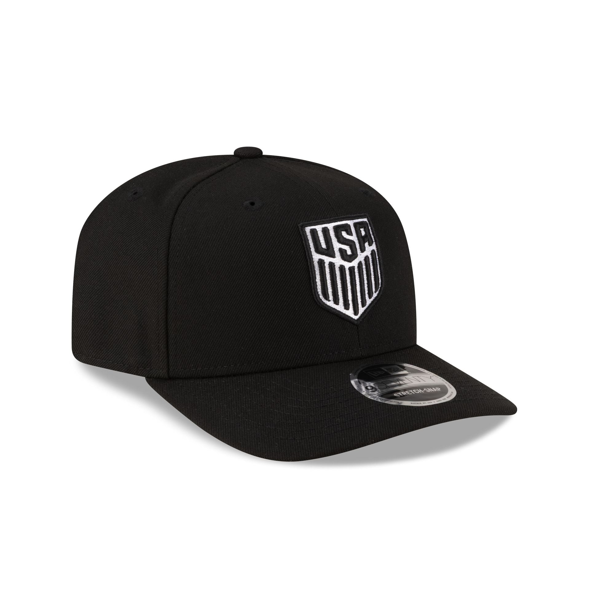 U.S. Soccer Men's National Team Black 9SEVENTY Stretch-Snap Hat