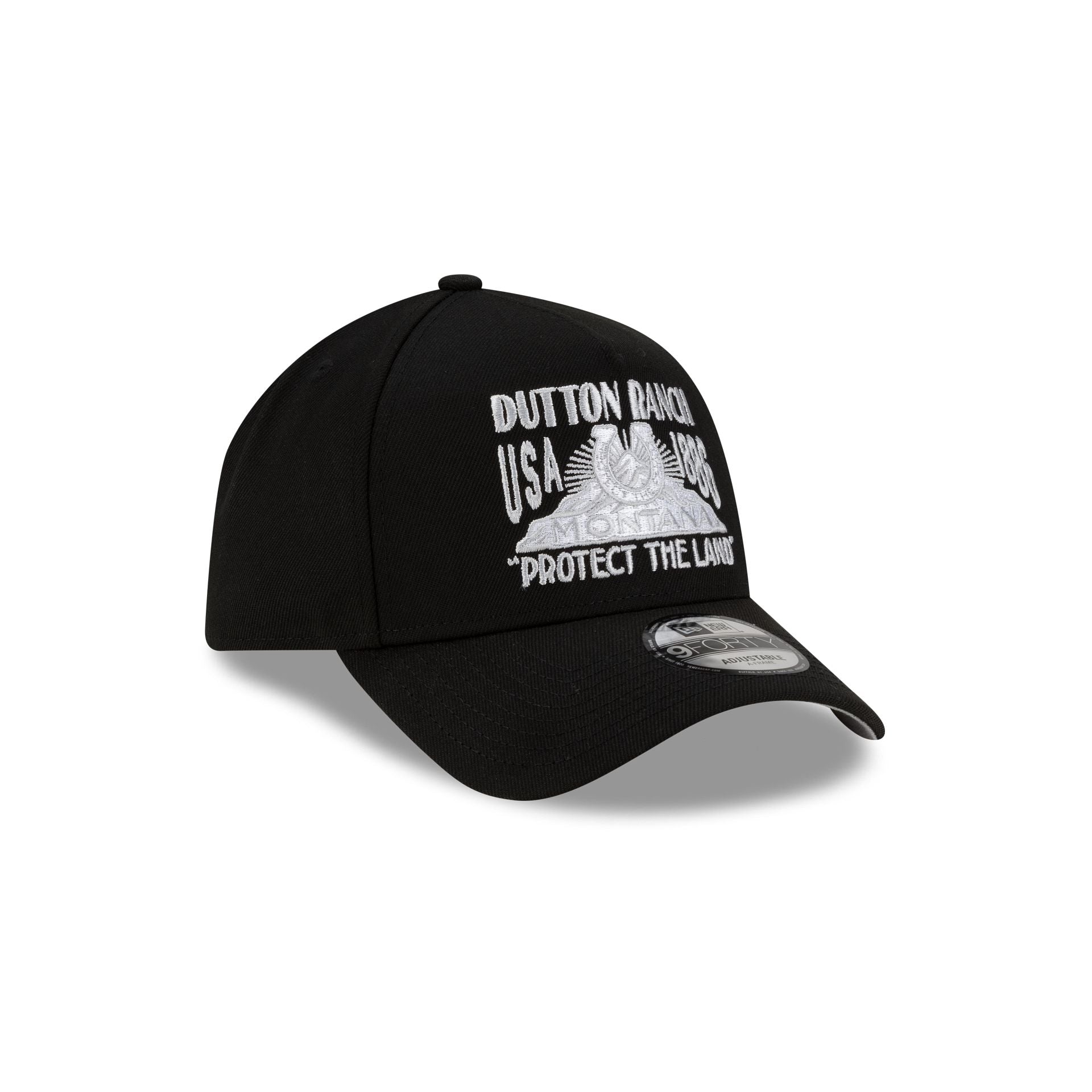 Yellowstone Black & White 9FORTY A-Frame Snapback Hat