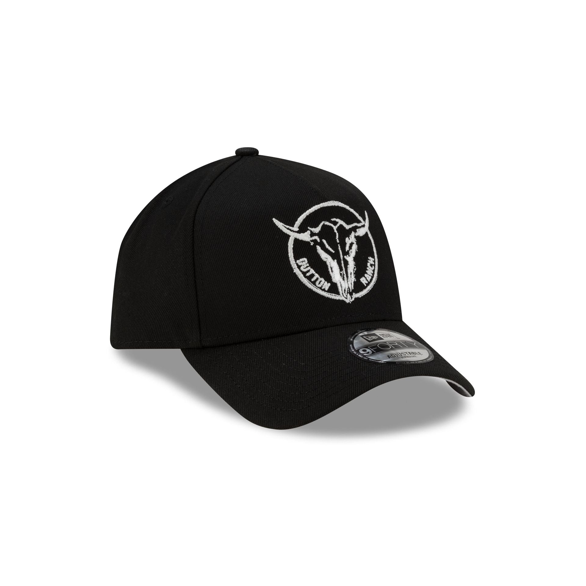 Yellowstone Bull Skull Black 9FORTY A-Frame Snapback Hat