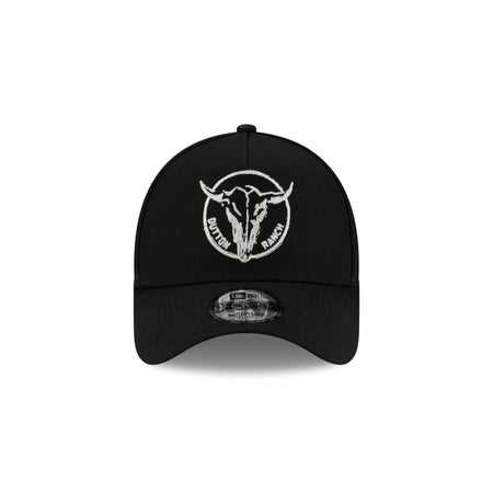 Yellowstone Bull Skull Black 9FORTY A-Frame Snapback Hat
