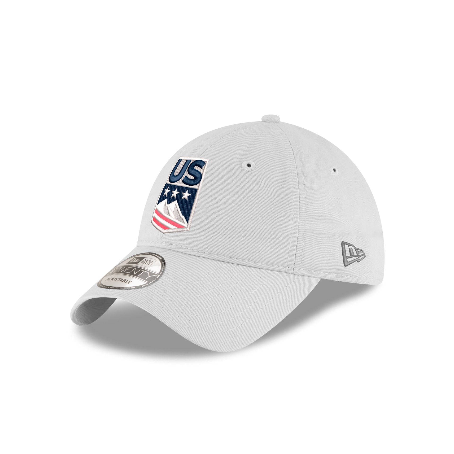 US Ski & Snowboard White 9TWENTY Adjustable Hat