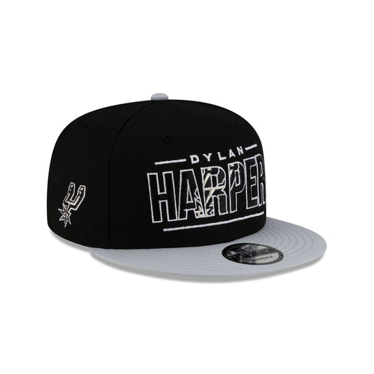 San Antonio Spurs Dylan Harper Wordmark 9FIFTY Snapback Hat - New Era Cap