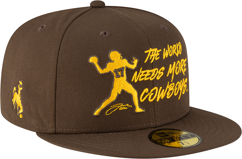 Wyoming Cowboys Josh Allen Jersey Retirement More Cowboys 59FIFTY Fitted Hat