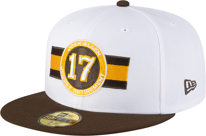 Wyoming Cowboys Josh Allen Jersey Retirement 17 59FIFTY Fitted Hat