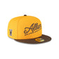 Wyoming Cowboys Josh Allen Jersey Retirement Gold 59FIFTY Fitted Hat