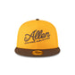 Wyoming Cowboys Josh Allen Jersey Retirement Gold 59FIFTY Fitted Hat