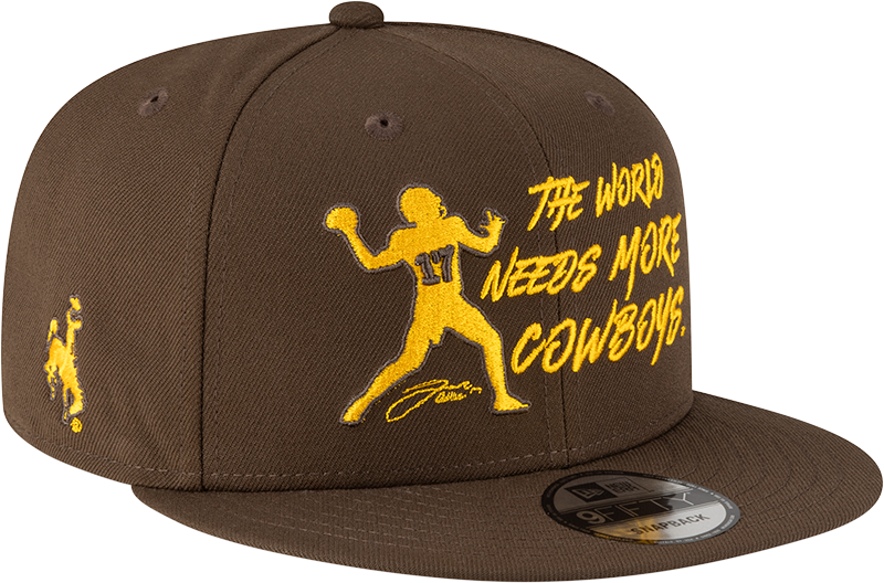 Wyoming Cowboys Josh Allen Jersey Retirement More Cowboys 9FIFTY Snapback Hat