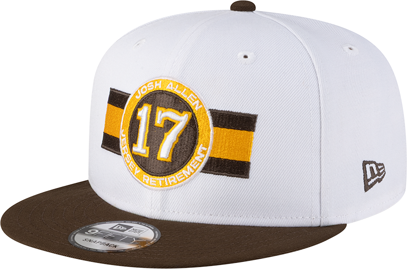 Wyoming Cowboys Josh Allen Jersey Retirement 17 9FIFTY Snapback Hat